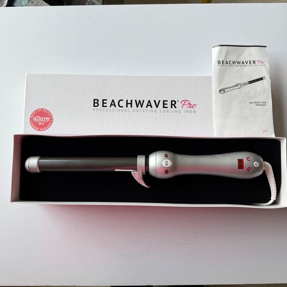 Beachwaver Pro 1" Rotating Curling Iron In Box With Instruction Manual - Picture 3 of 3